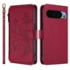 thumbnail image 2 of Funda Cartera Mariposa para [Google Pixel 11 Pro XL] con Soporte y Cremallera Rojo, 2 of 6