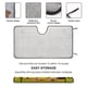 thumbnail image 2 of Parasol Plegable para Parabrisas Desmarcar Criatura 130cm x 70cm, 2 of 6
