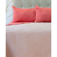 Cubrecama Quilt Bicolor 2 Plazas Doral Mas 2 Almohadas De Regalo