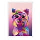 thumbnail image 1 of Cuadro Dog Colors con Marco Blanco 50x40 CM, 1 of 1