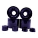 thumbnail image 5 of 4 Uds ruedas de monopatín ruedas de Longboard 78A rueda de amortiguación de dureza ruedas de crucero de PU duraderas rodillo para crucero cuesta abajo Negro, 5 of 5