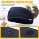 thumbnail image 3 of Paquete de 5 diademas con lunares, ligeras, antideslizantes y elásticas que absorben el sudor, diademas para hombres, diademas unisex para lunares, yoga, fitness, atletismo..., 3 of 7