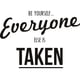 thumbnail image 1 of Decomural Be Yourself Inspirational WS-19688, 1 of 2