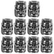 thumbnail image 3 of 10 cuentas de metal para cordón de paracord con agujero de 6 mm para hacer pulseras de doble cara., 3 of 8