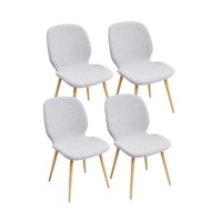 Habita2 Chile - Pack 4 Sillas Tapiz Lino Gabriely - Gris