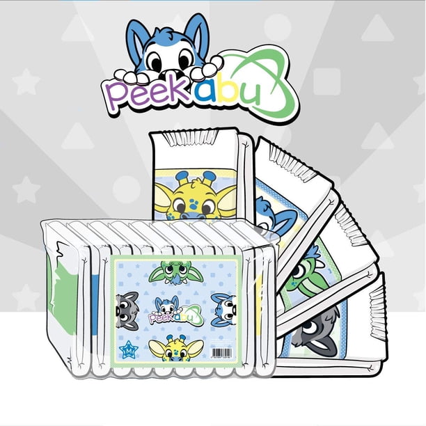 Pañales Para Adultos Abuniverse Peekabu Paquete De 10 Unidades Tamaño Xl 7500 Ml Absorb