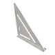 thumbnail image 4 of Regla Triangular de Aleación de Aluminio, Medidores de Estructura de Construcción, Diseño de Medición Ol, Regla de ángulo Cuadrado para Ingeniero Carp Blanco, 4 of 5