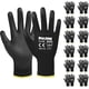 thumbnail image 1 of Guantes de trabajo DULFINE ultrafinos con revestimiento de poliuretano, 12 pares, para hombre, 1 of 7