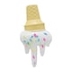 thumbnail image 4 of Figura De Cono De Helado Derretido, Arte Artesanal, Estatua Divertida De Playa De Verano, 4 of 5
