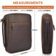 thumbnail image 3 of Funda para Biblia de Cuero LEATHER VILLAGE Grande Marrón con Cremallera, 3 of 9