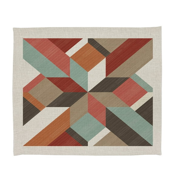 Set 4 Individuales Linet Natural Terrazo