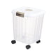 thumbnail image 5 of Contenedor De Alimentos Secos Contenedor De Alimentos Con Ruedas Para Gabinete Encimera Bocadillos Blanco 15 Kg, 5 of 5