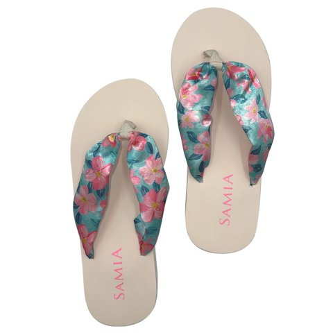 Samia - Sandalias Mujer Estampado Flores 38