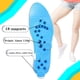 thumbnail image 2 of Plantillas magnéticas para zapatos con imanes - Plantillas de terapia magnética - Alivio eficaz de la fatiga de los pies - Plantillas de acupresión lavables y recortables (azul), 2 of 7