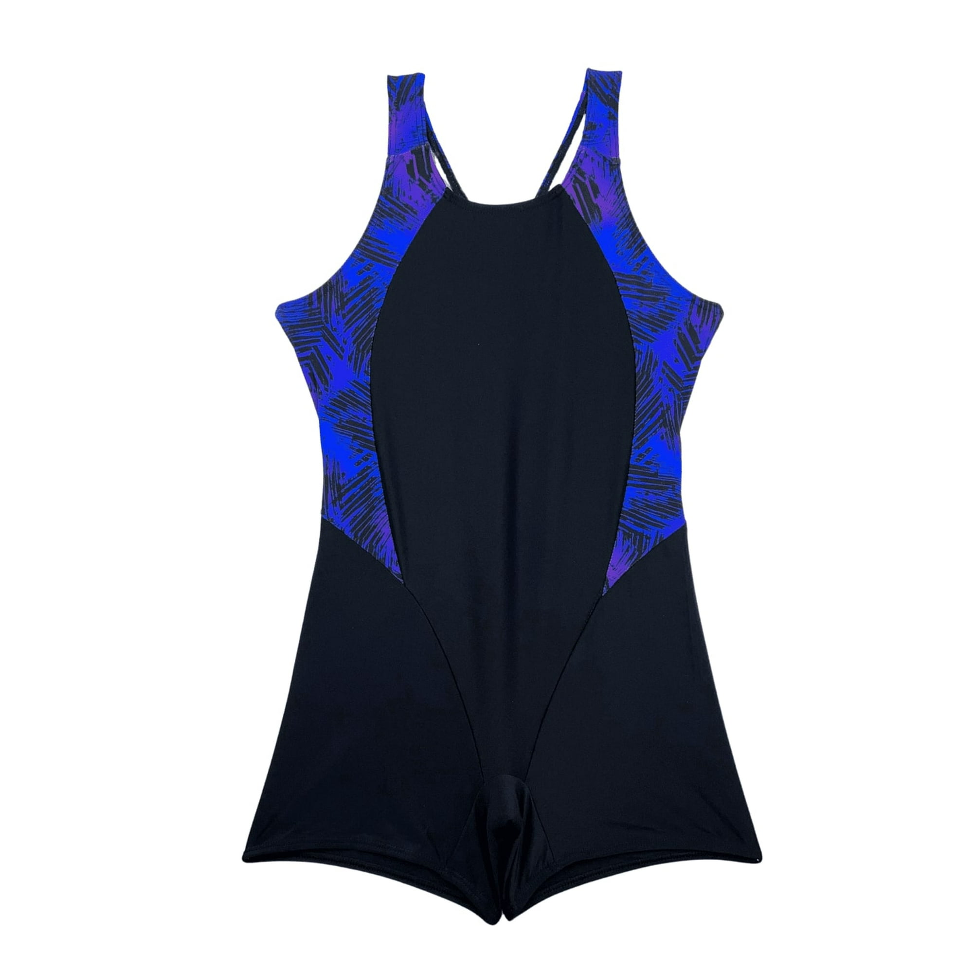 Samia - Enterito Niña Pierna Corta Estampado Morado 12