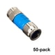 thumbnail image 1 of Conectores de compresión herméticos PPC Belden SNSD6 azules RG6 Snap-N-Seal (paquete de 50), 1 of 2
