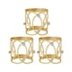 thumbnail image 5 of Servilleteros Festivos De 3 Piezas Servilleteros Para Ocasiones Informales Y Formales Dorado, 5 of 5