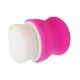 thumbnail image 2 of Cepillo De Lavado De Cara Manual Cerdas Suaves Y Almohadilla De Silicona Exfoliante Rosa Roja, 2 of 5
