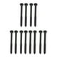 thumbnail image 2 of Tornillos de montaje de 12 piezas para pastillas de bajos para pastillas pb jb negras, 2 of 5