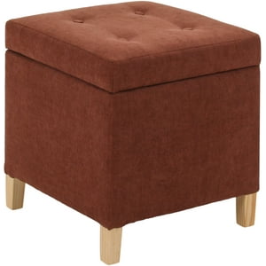 Máxima Design - Pouf Baúl Rucato Chocolate Altea 46X46X50 Cm