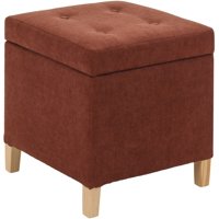 Máxima Design - Pouf Baúl Rucato Chocolate Altea 46X46X50 Cm
