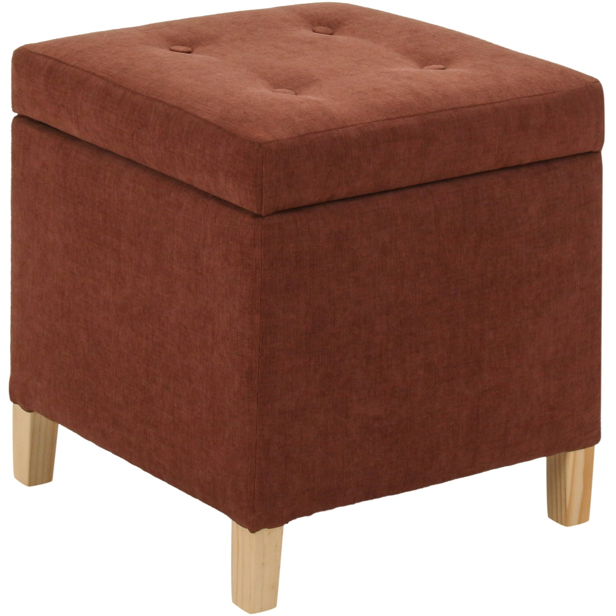 Máxima Design - Pouf Baúl Rucato Chocolate Altea 46x46x50 Cm