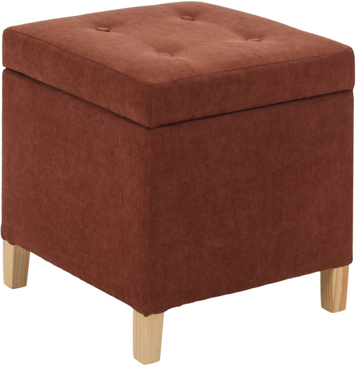 Máxima Design - Pouf Baúl Rucato Chocolate Altea 46X46X50 Cm