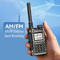 Quansheng Uv-K1 (8) Radio 5W 200Ch 50-600Mhz Multibanda Multifunción Am / Fm Mini Transceptor Portátil Mini Walkie Talkie