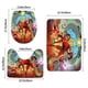 thumbnail image 3 of Los Increíbles Juego de 3 alfombras de baño de coral fleece: tapete de baño + alfombra de inodoro en forma de U + funda de tapa de inodoro en forma de O, 3 of 6