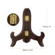 thumbnail image 2 of Uxcell 5" Soporte de Placa de Caballete, Soporte de Exhibición Plegable de Madera Marrón para Marco de Imagen Decorativo, 1 Paquete, 2 of 7