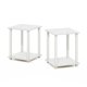thumbnail image 4 of Mesa auxiliar Furinno Simplistic juego de 2 blanco/blanco, 4 of 6