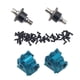 thumbnail image 3 of 4 Piezas RC Car Front Rear Gear Case Para Wltoys 1:14 1:12 RC Car Accessories Blue, 3 of 5