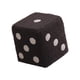thumbnail image 3 of Dice Cube Taburete Otomano Con Pies Cúbicos Para Sofá, Mesita De Noche, Sala De Juegos, Terciopelo Gris S, 3 of 5