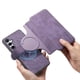 thumbnail image 2 of Funda Billetera Magnética para Samsung Galaxy A55 Soporte Tarjetas Desmontable Morado, 2 of 6