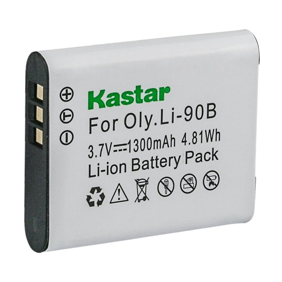 Batería Kastar Olympus Li-90B/92B 1300 mAh 3,7 V