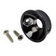 thumbnail image 2 of Placa Jack Electrosocket Estilo T Pulido 3 Colores Con Piezas De Tornillos Negro, 2 of 5