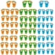 thumbnail image 1 of 45 pares de pegatinas autoadhesivas de dibujos animados para el suelo, con diseño de huellas, para fiestas, habitaciones infantiles y guarderías., 1 of 7