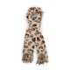 thumbnail image 2 of Bufanda Tipo Cashmere Estampado animal print leopardo Mujer con Flecos Invierno blanco Talla Única, 2 of 6
