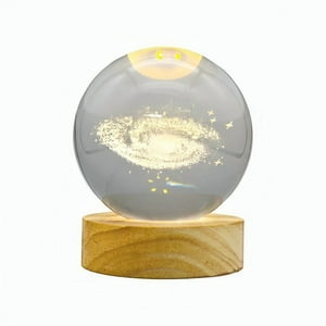 Genérico - Lampara Bola De Cristal Led Galaxia