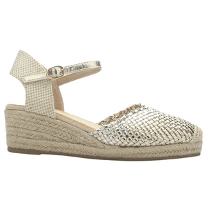 Alpargata De Mujer, Dorada Casual Chalada Parati-11