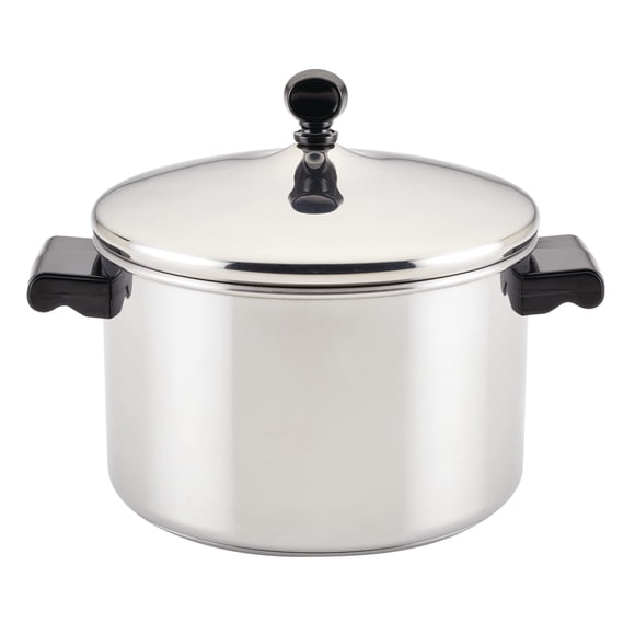 Cacerola Farberware Classic de acero inoxidable de 4 litros con tapa