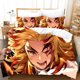 thumbnail image 1 of Demon Slayer Soft C Quilt Duvet Cover Set Comforter Cover Soft Bedspread3-Piece Bedding Set, 1 of 5