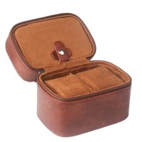 Magideal - Caja De Joyería Para Relojes, Caja De Reloj Para Hombres, Caja De Regalo, Elegante Estuche De Viaje Para Almacenamiento De Relojes, Para La Mayoría De , Marrón