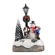 thumbnail image 3 of Escena Navideña Alberga Figuras Encendidas Para Decoración Navideña Muñeco De Nieve, 3 of 3