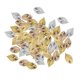 thumbnail image 2 of 100 Abalorios De Hoja De Metal, Accesorios De Joyería DIY, Pendientes, Colgantes De Bolsa, 2 of 5