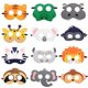 thumbnail image 1 of Máscaras de fieltro Party Favors CiyVolyeen Safari Jungle Animal (12 unidades), 1 of 6