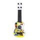 thumbnail image 3 of Ukelele para Juguete de guitarra Juguete de ukelele de aprendizaje temprano Instrumento musical de simulación para juguetes de fiesta Educación Patrón de grafiti, 3 of 5