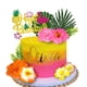 thumbnail image 1 of Decoración para tartas con forma de flor hawaiana, 13 unidades, para fiestas, 1 of 7