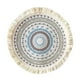 thumbnail image 2 of Mantel Individual Redondo 33cm Tejido Hecho A Mano Borla Boho Tejido Para Mesa Cocina Decoración Estilo D, 2 of 5