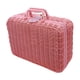 thumbnail image 4 of Maleta Tejida Con Asa, Maleta De Picnic Portátil Para Salidas A Casa, Escritorio, Rosa M, 4 of 5